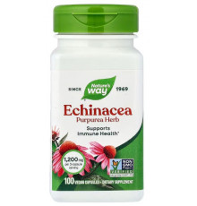 Ехінацея пурпурна Nature's Way Echinacea Purpurea Herb 1200 мг 100 вег капс