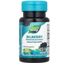 Екстракт чорниці для зору Nature's Way Bilberry Standardized 60 капс