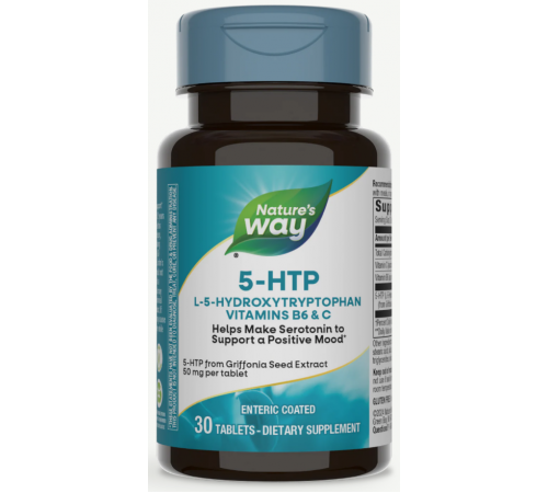 5-НТР для нервової системи  Naturе's Way 5-HTP 30 таб