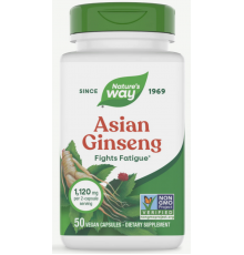 Азіатський женьшень Nature's Way Asian Ginseng 50 капсул 