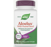 Алоэ вера с фенхелем Nature's Way Aloelax with Fennel Seed 100 капсул