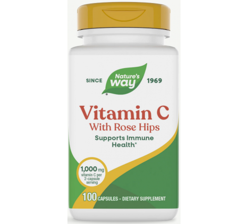 Аскорбиновая кислота витамин С Nature's Way Vitamin C 1000 мг 100 капс