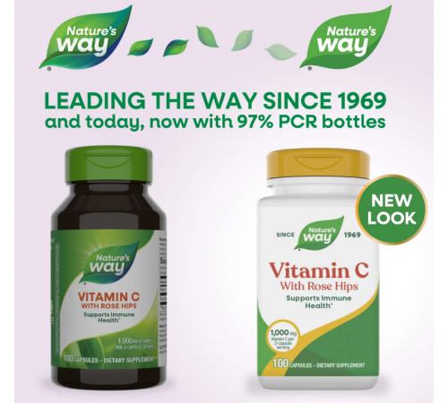 Аскорбиновая кислота витамин С Nature's Way Vitamin C 1000 мг 100 капс
