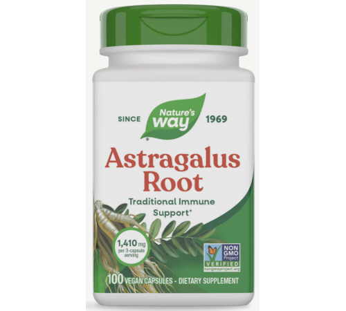 Астрагал Nature's Way Astragalus 1410 мг 100 веганських капсул