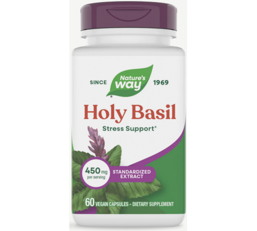Базилик священный Nature's Way Holy Basil 450 мг 60 капсул