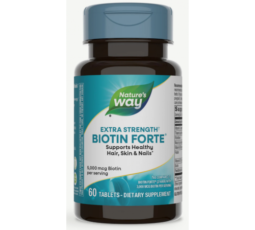 Биотин Nature's Way Biotin Forte 60 таб