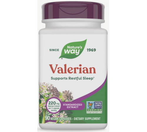 Валеріана Nature's Way Valerian 220 мг 90 вег капс