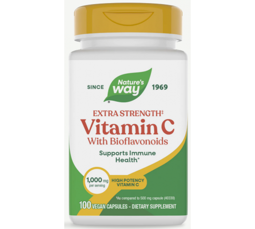 Вітамін C (аскорбінова кислота)  Nature's Way Vitamin C 1000 мг 100 вег капс