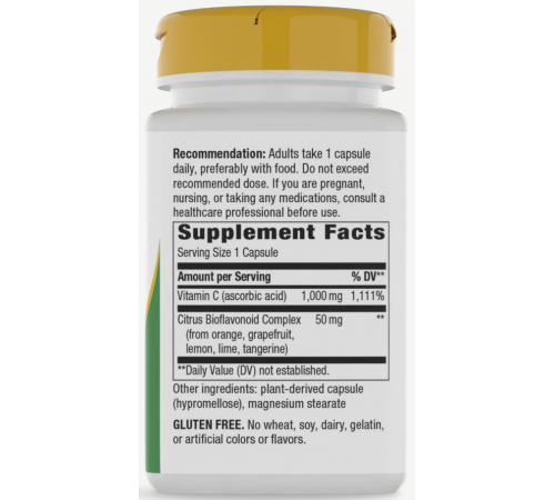 Вітамін C (аскорбінова кислота)  Nature's Way Vitamin C 1000 мг 100 вег капс