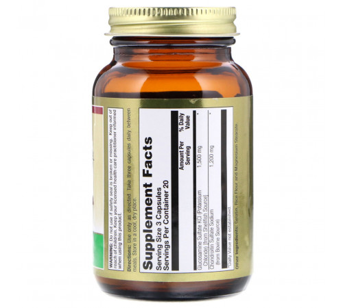 Глюкозамін хондроїтин для суглобів LifeTime Vitamins Glucosamine & Chondroitin 60 кап