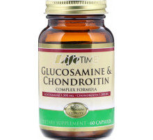 Глюкозамин хондроитин для суставов LifeTime Vitamins Glucosamine & Chondroitin 60 кап