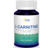 L-карнітин Sunny Caps L-carnitine Powerful 250 мг 60 капс
