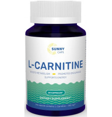 L-карнітин Sunny Caps L-carnitine Powerful 250 мг 60 капс