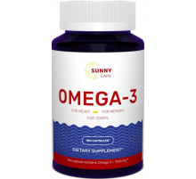 Омега-3 рыбий жир Sunny Caps Omega-3 Active Powerful 1000 мг 100 гел капс