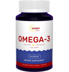 Омега-3 риб'ячий жирSunny Caps Omega-3 Active Powerful 1000 мг 100 гел капс