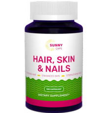 Комплекс шкіра, волосся, нігті Sunny Caps Hair Skin & Nails Complex Powerful 100 капс