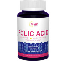 Фолієва кислота Sunny Caps Folic Acid Powerful 400 мкг 100 капс
