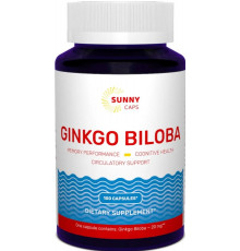 Гінкго білоба Sunny Caps Ginkgo Biloba 20 мг 100 капс