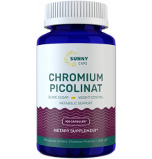 Хром піколінат Sunny Caps Chromium Picolinate Powerful 100 капс