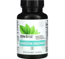 Пробиотики пребиотики ферменты Zenwise Health Daily Digestive Enzymes with Prebiotics + Probiotics 60 капс
