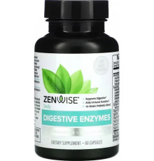Пробіотики пробіотики ферменти Zenwise Health Daily Digestive Enzymes with Prebiotics + Probiotics 60 капс