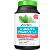 Пробіотик для жінок Zenwise Health Women's Probiotic Plus 10 Digestive Enzymes 60 капс