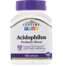 Пробіотик для травлення 21st Century Acidophilus 100 капс