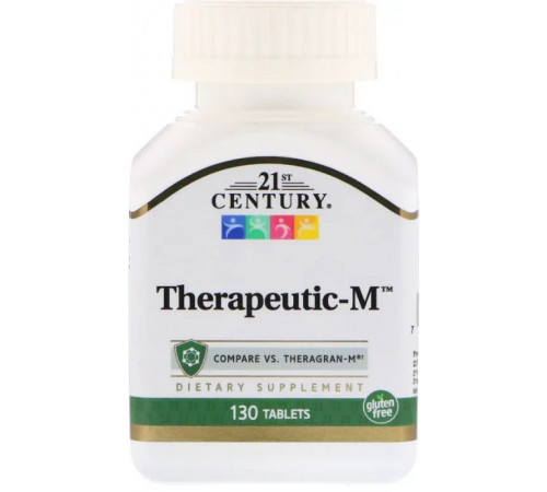 Полівітаміни терапевтичні-М 21st Century Therapeutic-M 130 таб