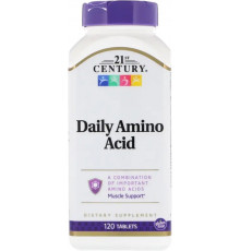 Комплекс амінокислот 21st Century Daily Amino Acid 120 таб