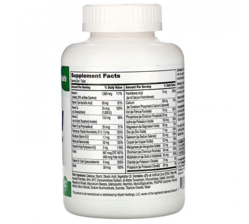 Мультивітаміни і мінерали 21st Century Sentry Multivitamin Multimineral 300 таб