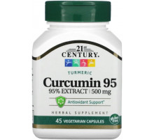Куркумин 95 21st Century Curcumin 95 500 мг 45 капс