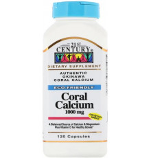 Кораловий кальцій 21st Century Coral Calcium 1000 мг 120 капс