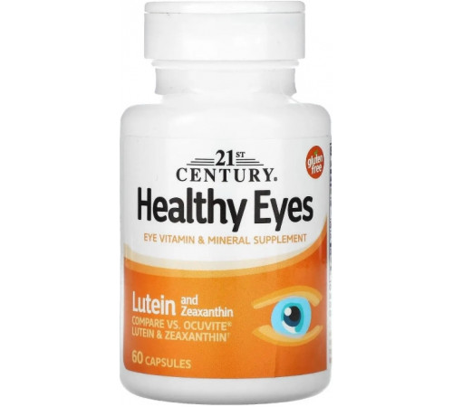 Лютеїн і зеаксантин для зору 21st Century  Lutein & Zeaxanthin 60 капс