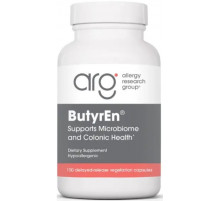Масляная кислота (бутират кальция и магния) Allergy Research Group ButyrEn 100 таб