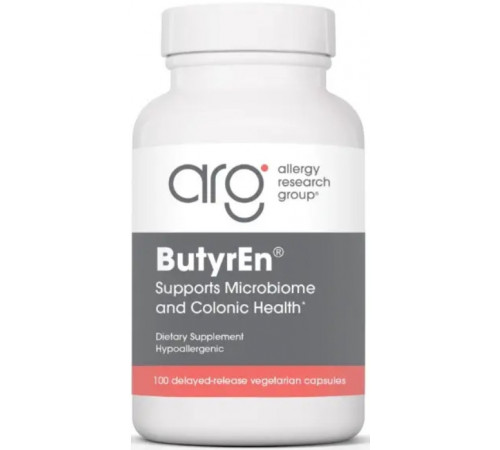 Масляная кислота (бутират кальция и магния) Allergy Research Group ButyrEn 100 таб