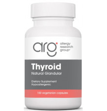 Залізо для підтримки щитовидної залози Allergy Research Group Thyroid Natural Glandular 100 капс