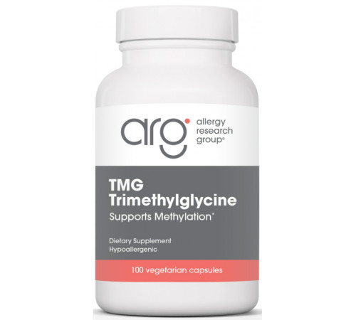 Триметилгліцин (Бетаїн) TMG Trimethylglycine Allergy Research Group 100 капсул