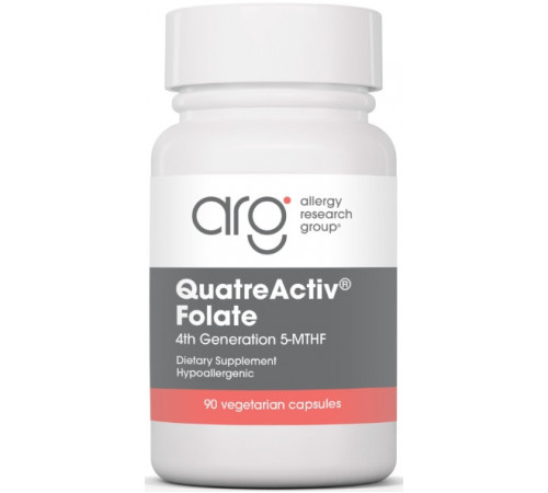 Фолиевая кислота 5-MTHF Allergy Research Group QuatreActiv Folate 90 капс