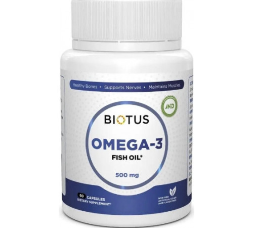 Омега-3 (риб'ячий жир) Biotus Omega-3 Fish Oil 60 капс