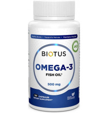 Омега-3 риб'ячий жир Biotus Omega-3 Fish Oil 120 капс
