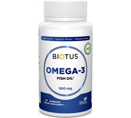 Омега-3 риб'ячий жир Biotus Omega-3 Fish Oil 120 капс