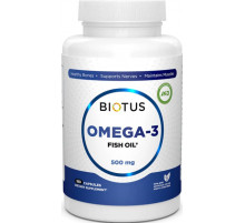 Омега-3 исландский рыбий жир Biotus Omega-3 Fish Oil 180 капс