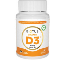 Вітамін Д3 Biotus Vitamin D3 1000 МЕ 120 капс