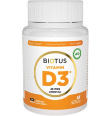 Вітамін Д3 Biotus Vitamin D3 1000 МЕ 120 капс