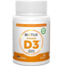 Вітамін Д3 Biotus Vitamin D3 2000 МЕ 60 капс