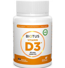 Вітамін Д3 Biotus Vitamin D3 2000 МЕ 120 капс