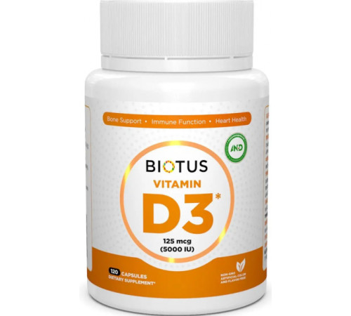 Витамин Д3 Biotus Vitamin D3 120 капс