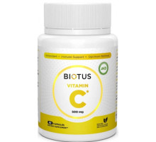 Витамин С (аскорбиновая кислота) Biotus Vitamin C 500 мг 60 капс
