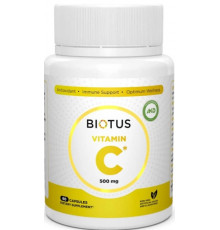 Вітамін С (аскорбінова кислота) Biotus Vitamin C 500 мг 60 капс