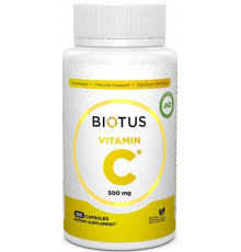 Вітамін С (аскорбінова кислота) Biotus Vitamin C 500 мг 100 капс